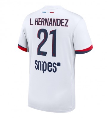 Paris Saint-Germain Lucas Hernandez #21 Segunda Equipación 2025-26 Manga Corta
